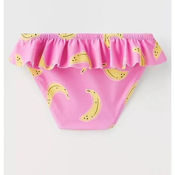 Zara Pattern Ruffle Bikini Bottom - Picture 2 of 3